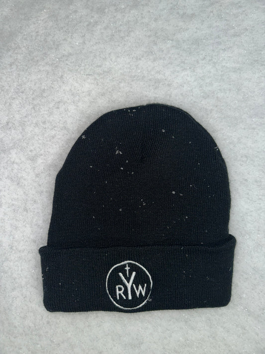 Black "Circle Logo" Winter Hat